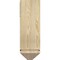 Ekena Millwork Merced Arts and Crafts Rough Sawn Bracket w/ Offset Brace, Douglas Fir, 8"W x 20"D x 24"H BKT0806X20X24MRC03RDF - alternate 3